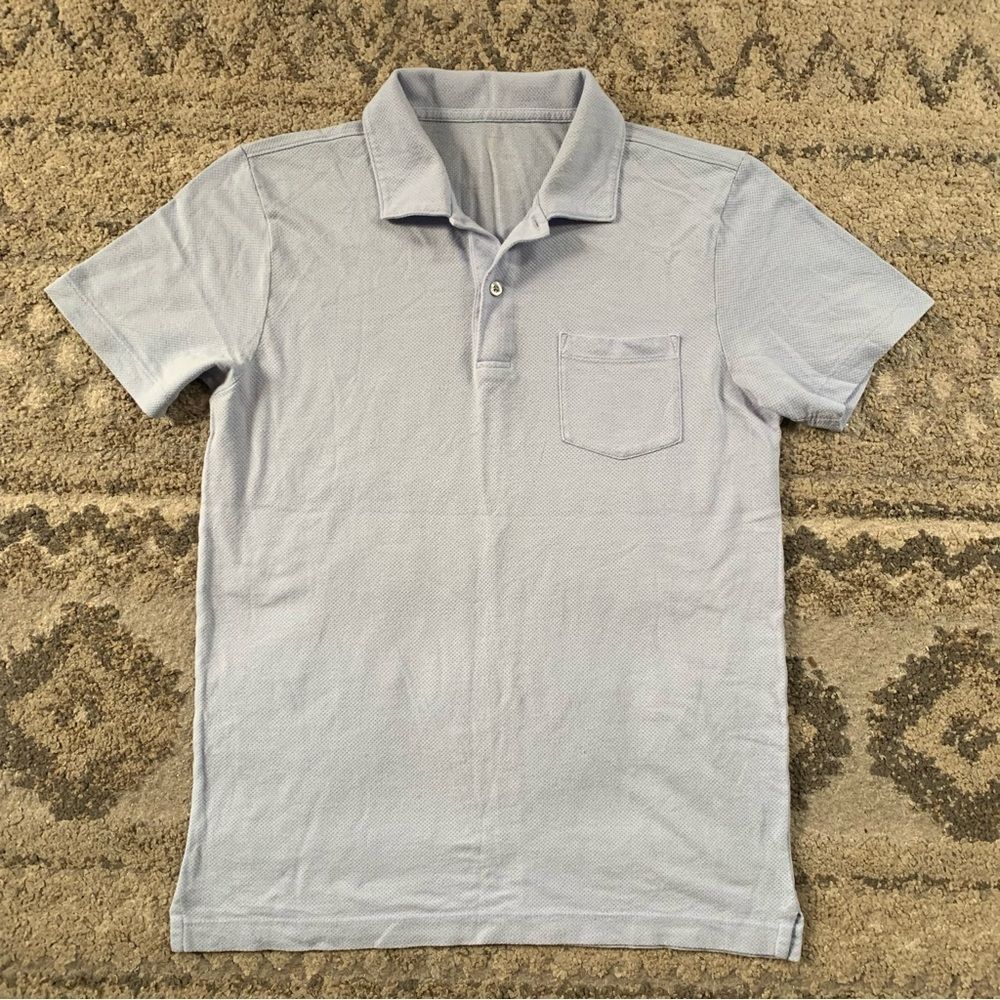 Mack Weldon Light Blue Men’s Polo Shirt Medium